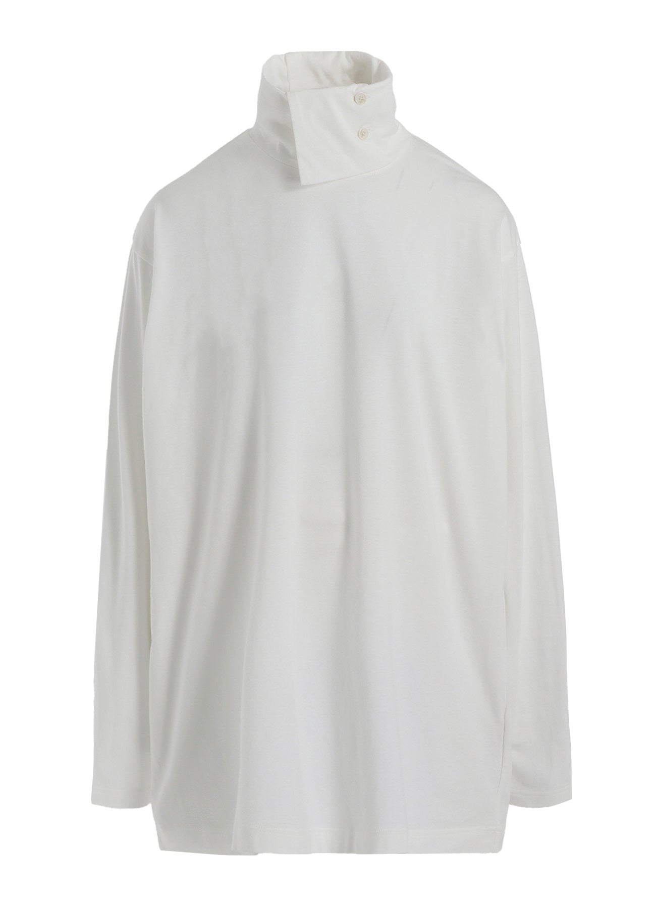 COTTON JERSEY TURTLENECK LONG SLEEVED T-SHIRT – THE SHOP YOHJI