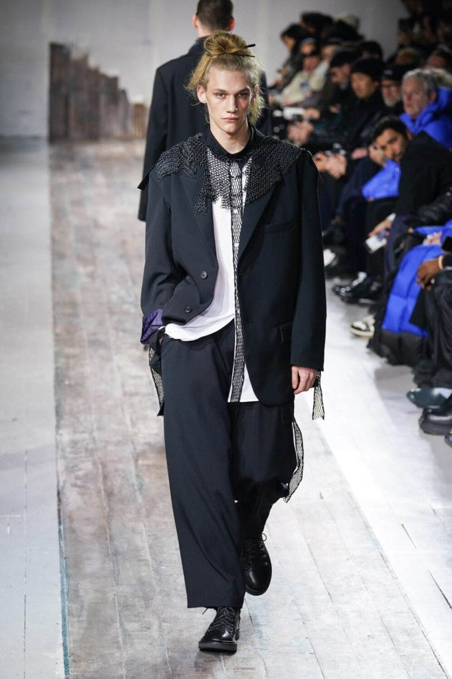 WOOL GABARDINE TAB WIDE PANTS – THE SHOP YOHJI YAMAMOTO
