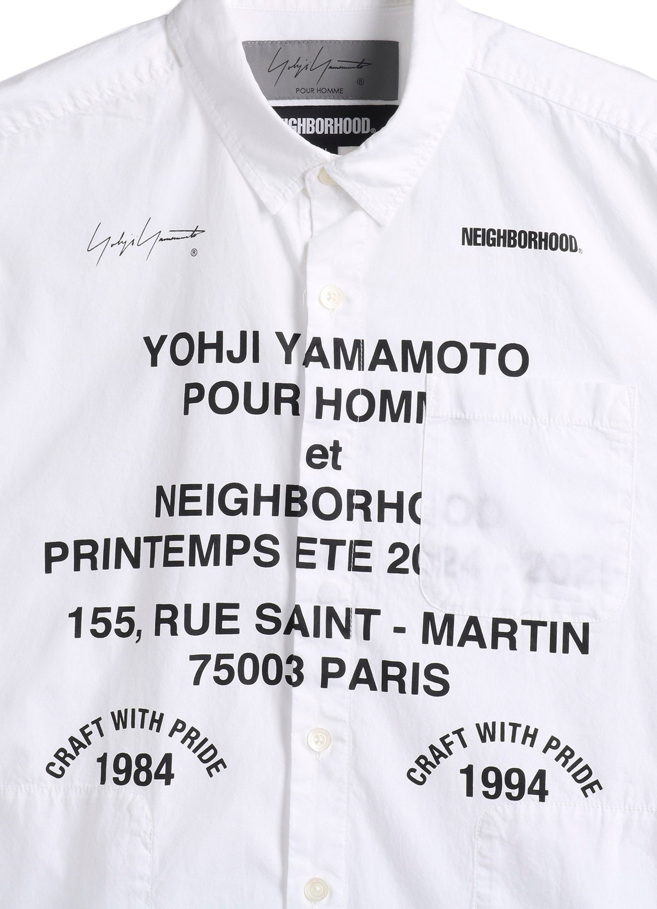 Yohji Yamamoto x NEIGHBORHOOD PRINT SHIRT LS – THE SHOP YOHJI YAMAMOTO
