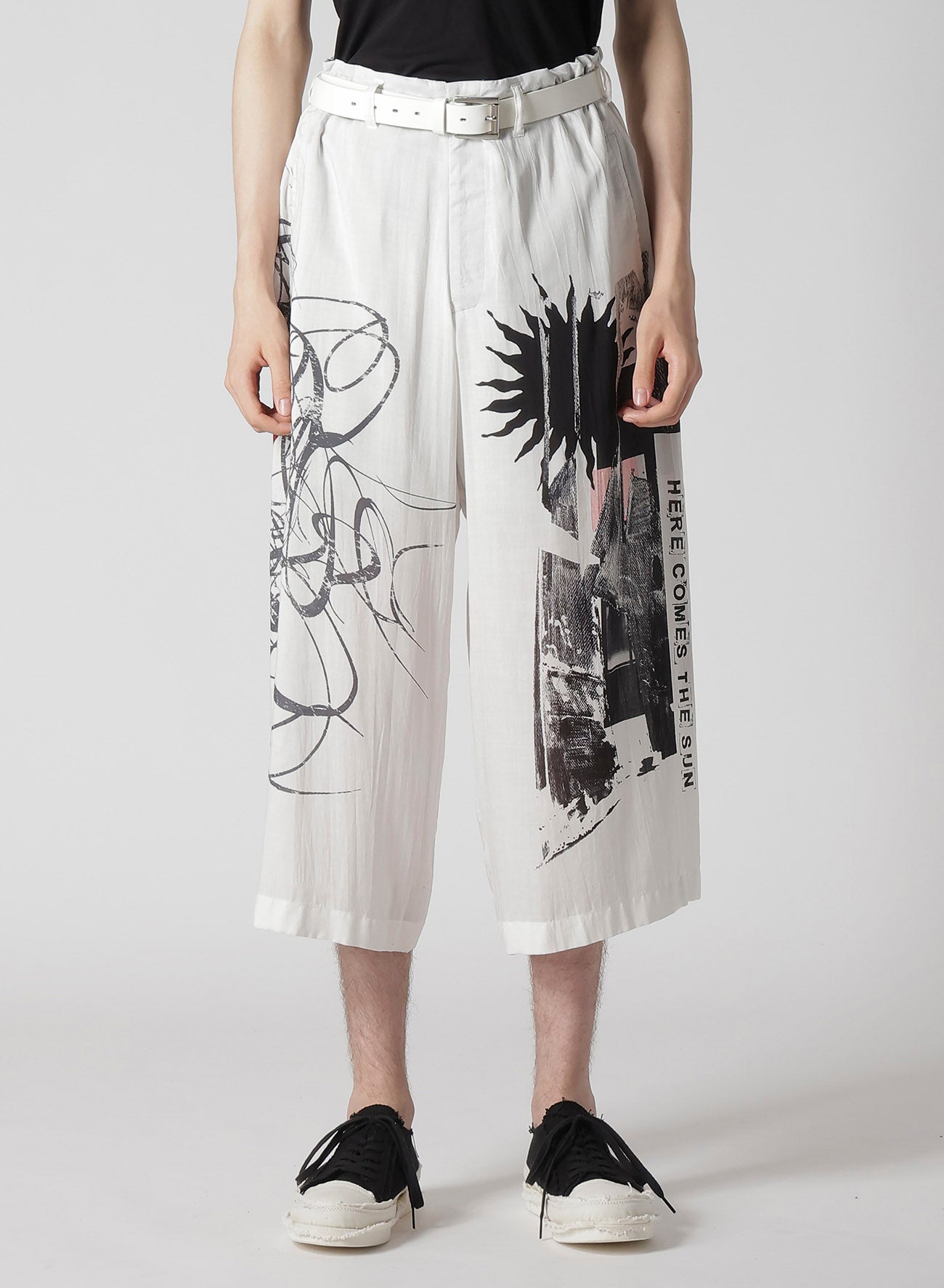 SUN MOTIF PRINT PANTS – THE SHOP YOHJI YAMAMOTO