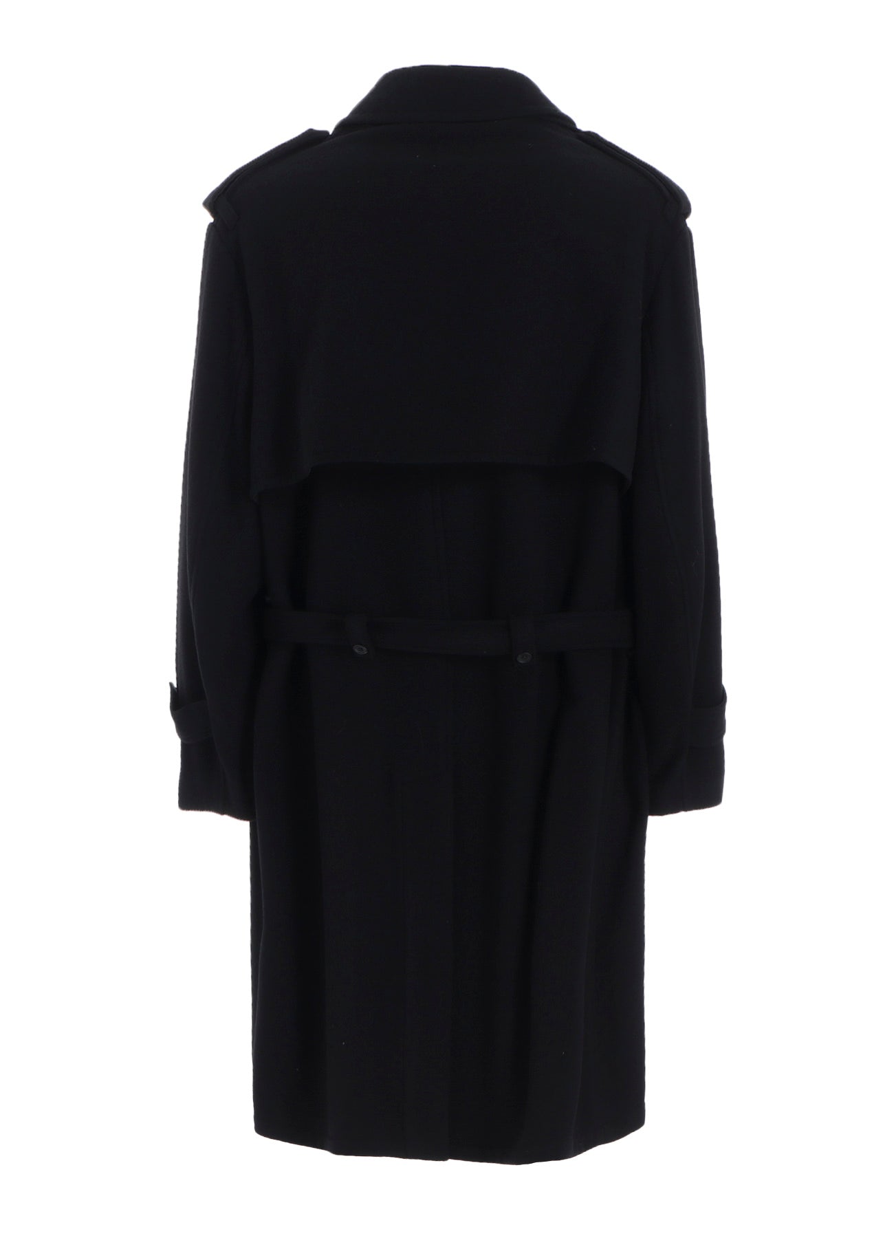 AIRY MOSSER TRENCH COAT WITH NYLON LINING – THE SHOP YOHJI YAMAMOTO