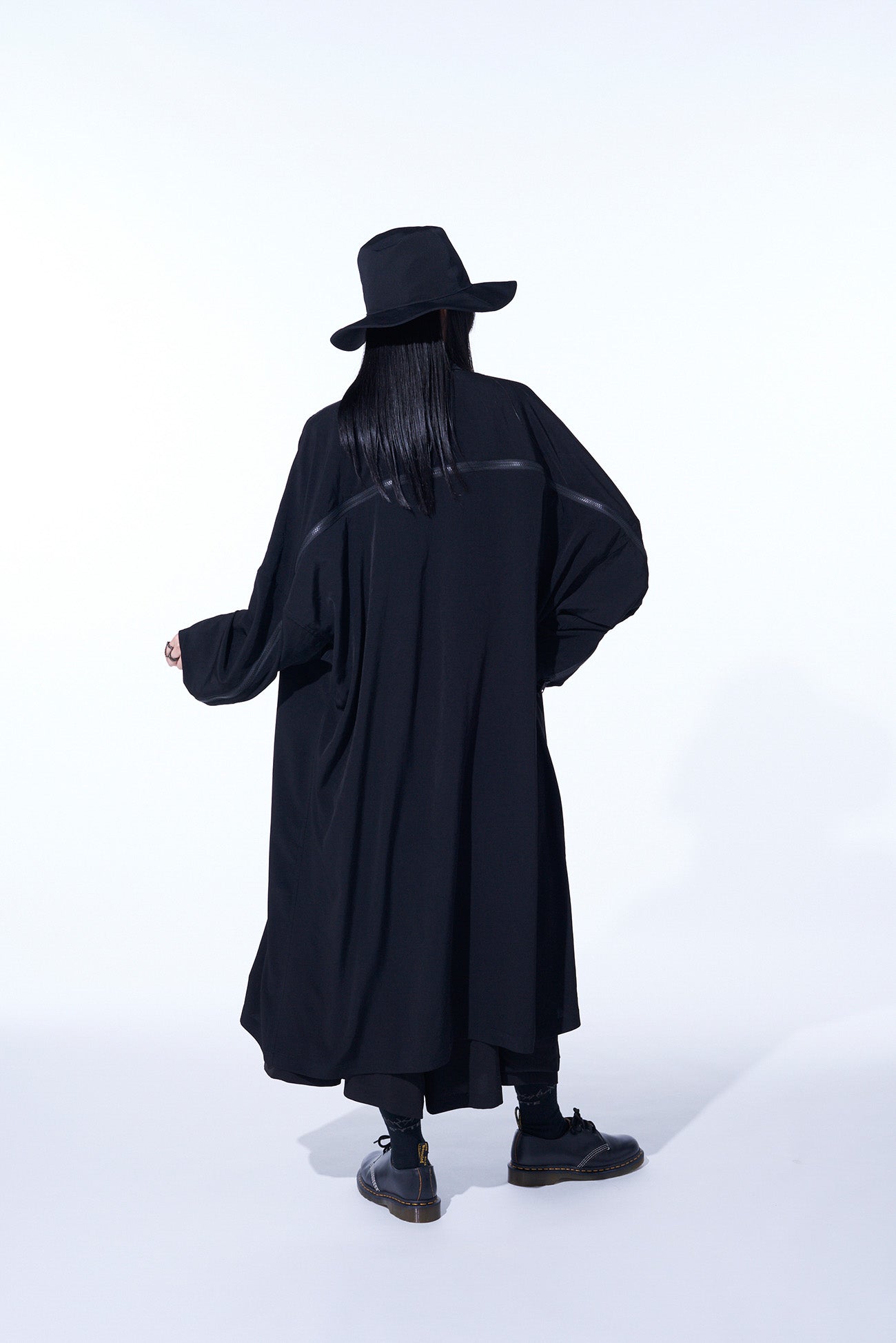 CREPE DE CHINE BACK YOKE ZIP COAT – THE SHOP YOHJI YAMAMOTO