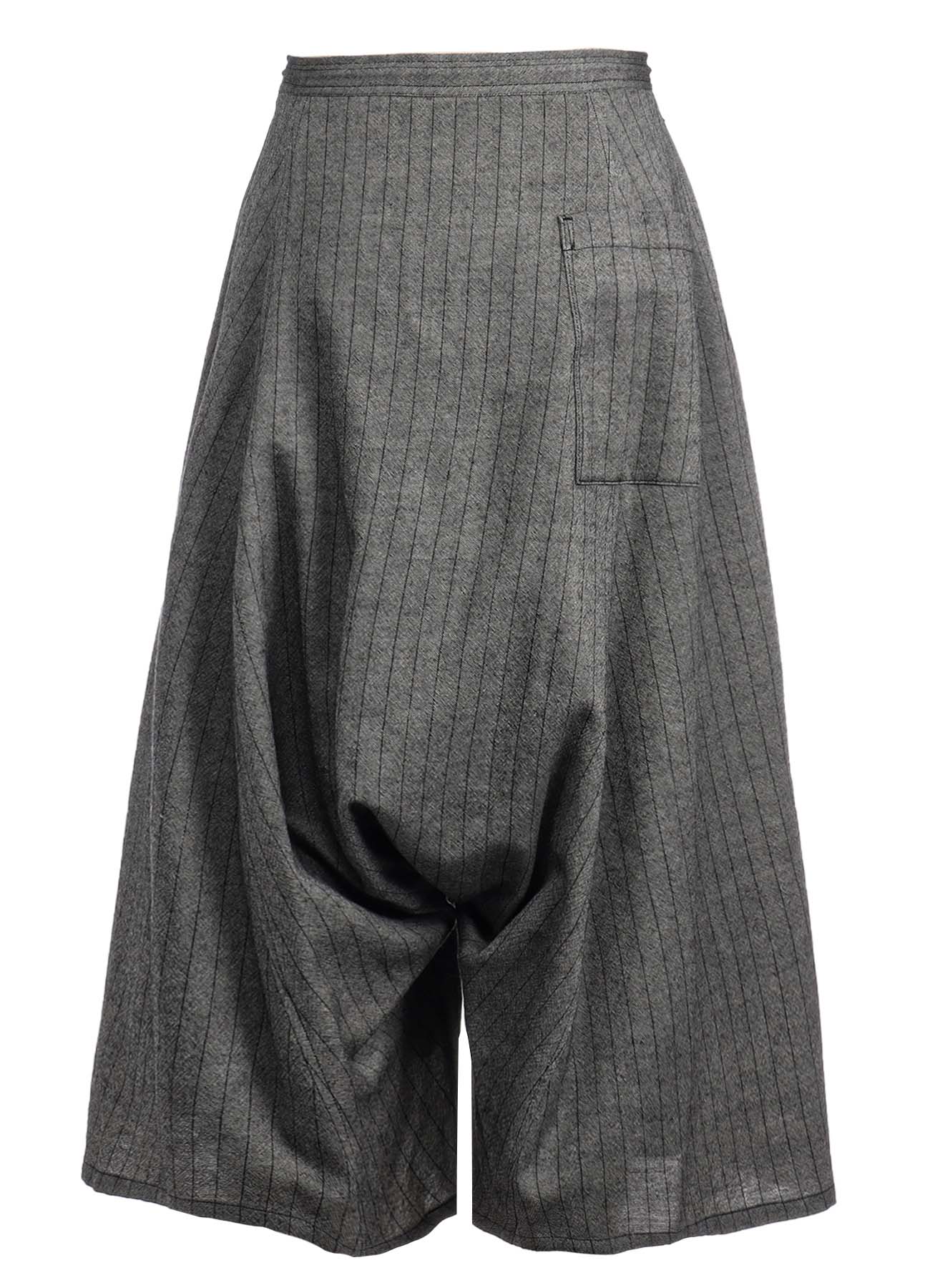 WOOL STRIPE SAROUEL PANTS – THE SHOP YOHJI YAMAMOTO