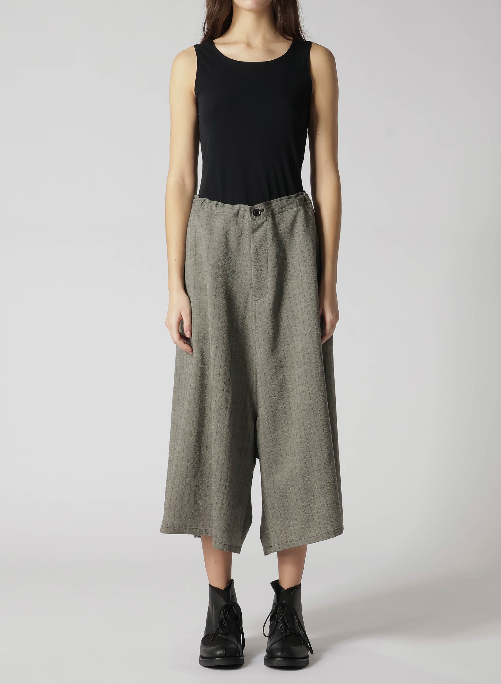 WOOL STRIPE SAROUEL PANTS – THE SHOP YOHJI YAMAMOTO