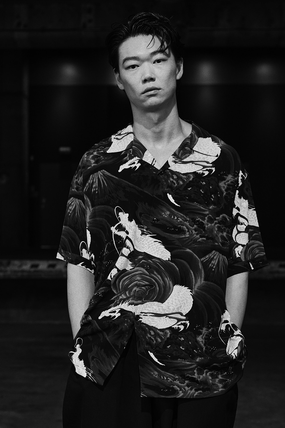Y's - ALOHA SHIRT(M Black): Y's｜THE SHOP YOHJI YAMAMOTO