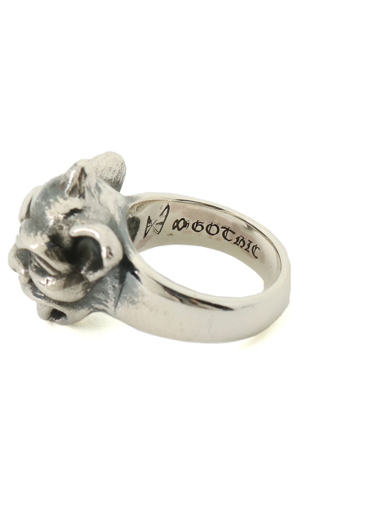 SILVER 950 GARGOYLE RING(11号 Silver): GOTHIC YOHJI YAMAMOTO｜THE