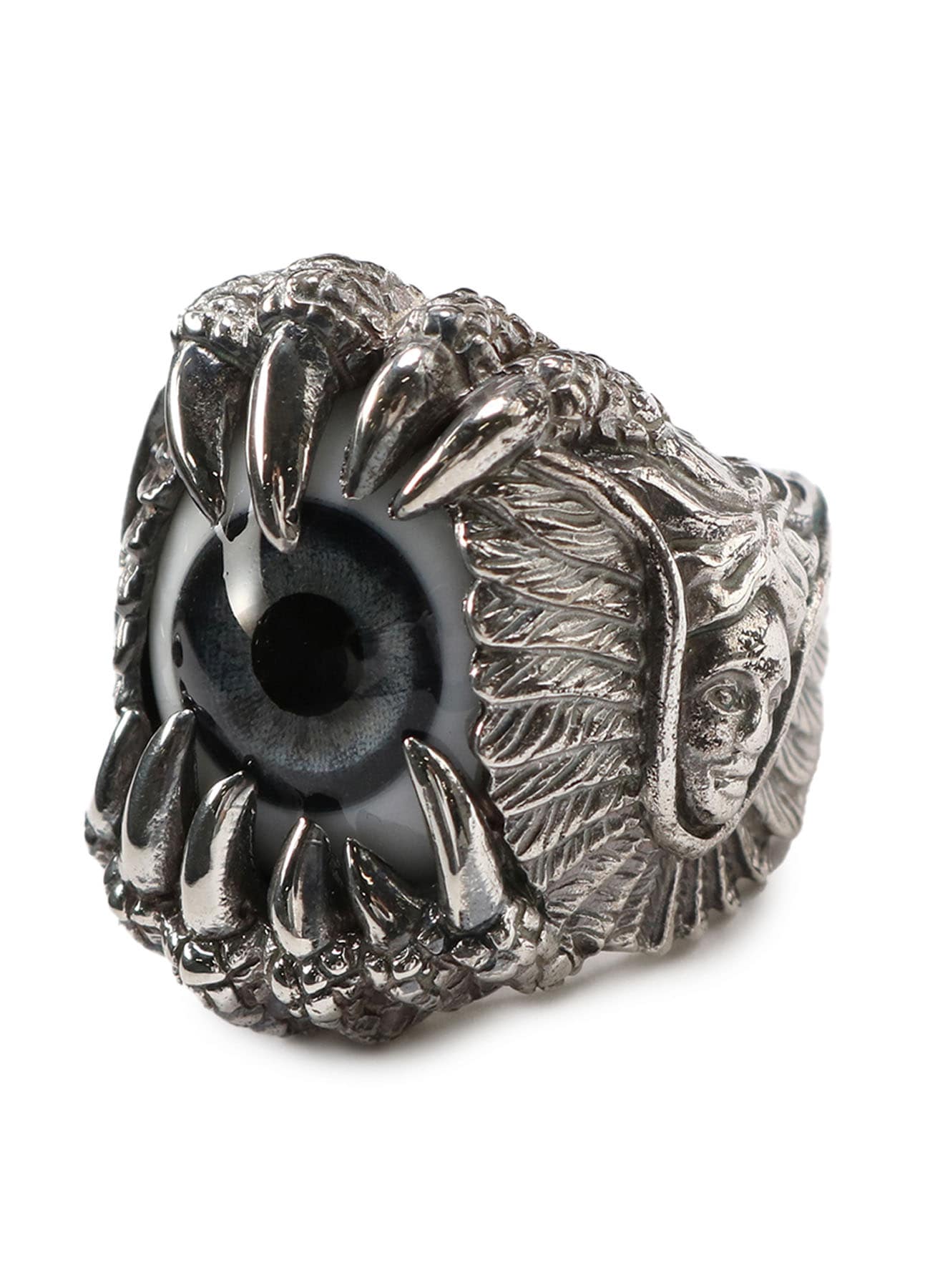 SILVER 950 NAKED EYE RING(11号 Silver): GOTHIC YOHJI YAMAMOTO｜THE