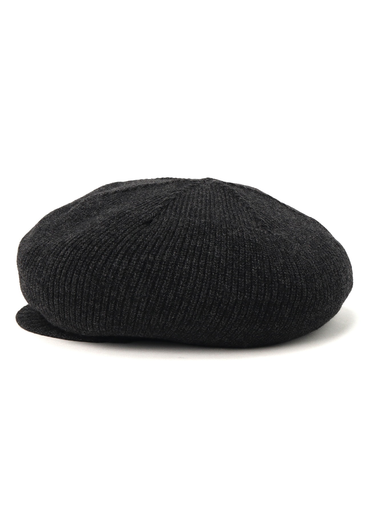 WOOL NYLON KNIT CASQUETTE(FREE SIZE charcoal): S'YTE｜THE SHOP