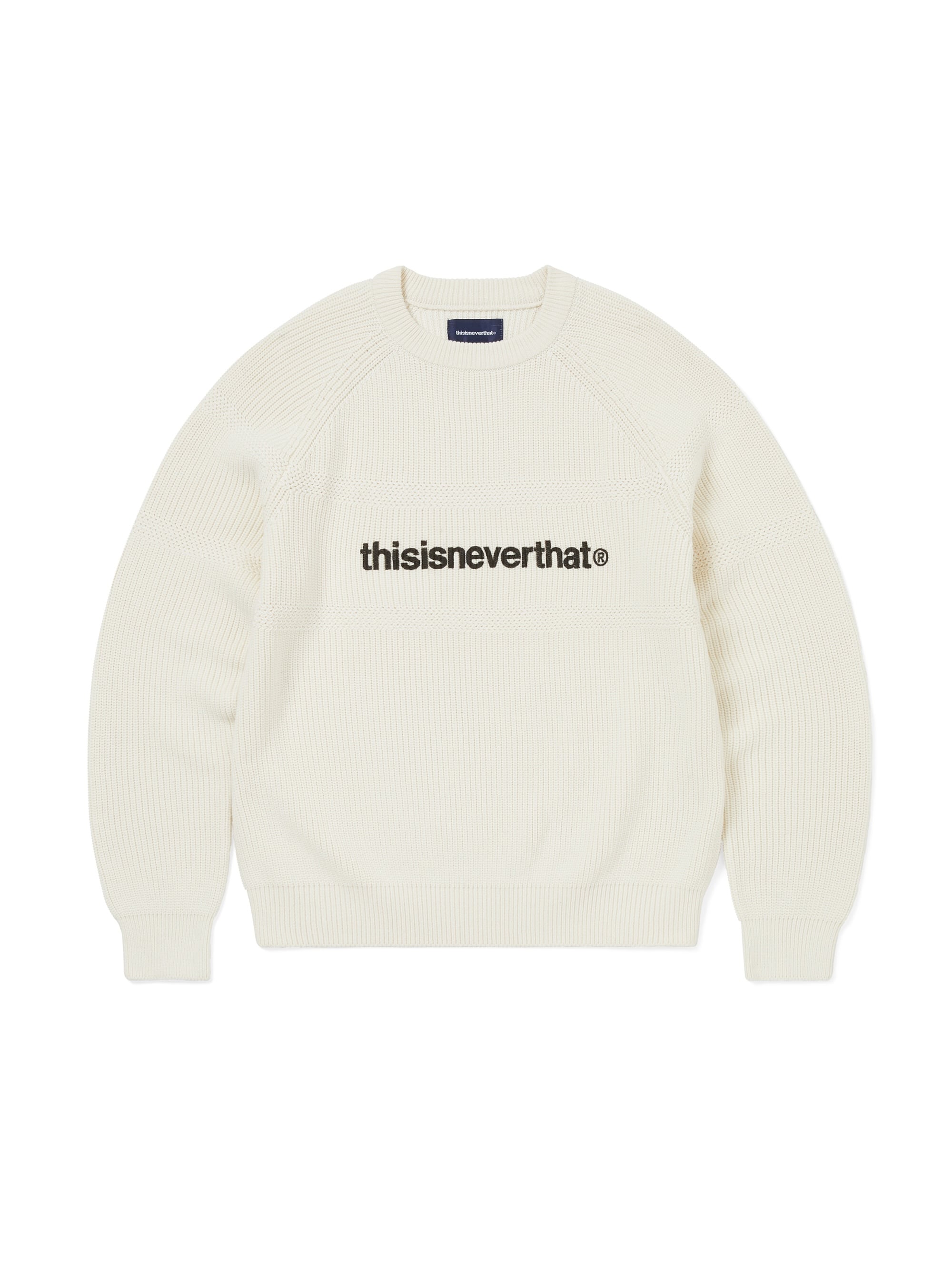 T-Logo Knit Sweater – thisisneverthat® JP