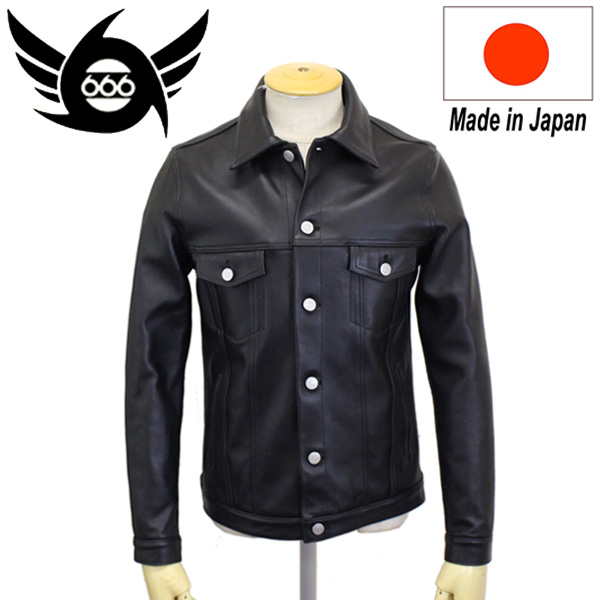 正規取扱店 666 LEATHER WEAR LJM-19 シープスキン レザージーン