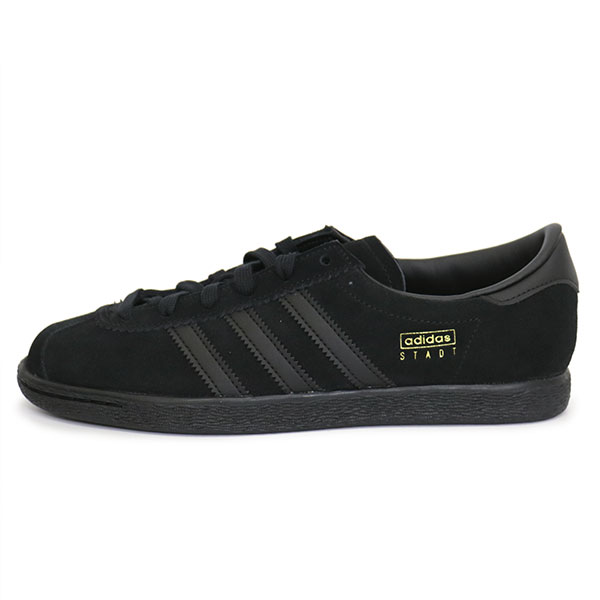 adidas (アディダス) JI1881 STADT スニーカー コアブラックxコア