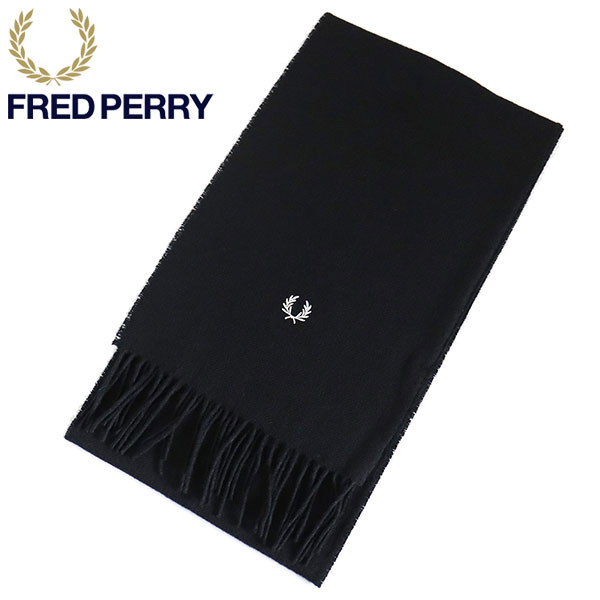 正規取扱店 FRED PERRY (フレッドペリー) C4126 LAMBSWOOL SCARF
