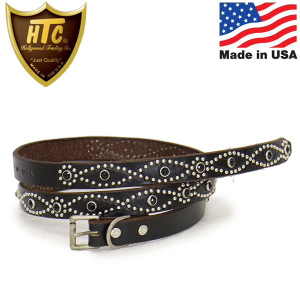正規取扱店 HTC(Hollywood Trading Company) Belt #D-Style Stone 0.75