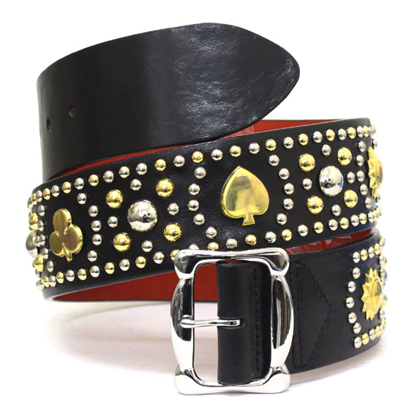 正規取扱店 Lewis Leathers (ルイスレザーズ) SPADES STUDS BELT