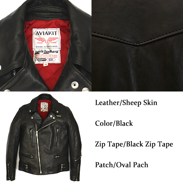 正規取扱店 Lewis Leathers(ルイスレザーズ) No.391TV LIGHTNING TIGHT