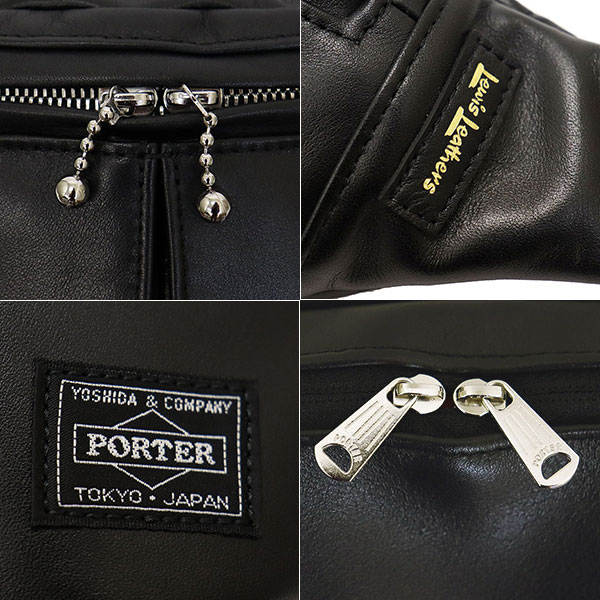 正規取扱店 Lewis Leathers (ルイスレザー) x PORTER WAIST BAG