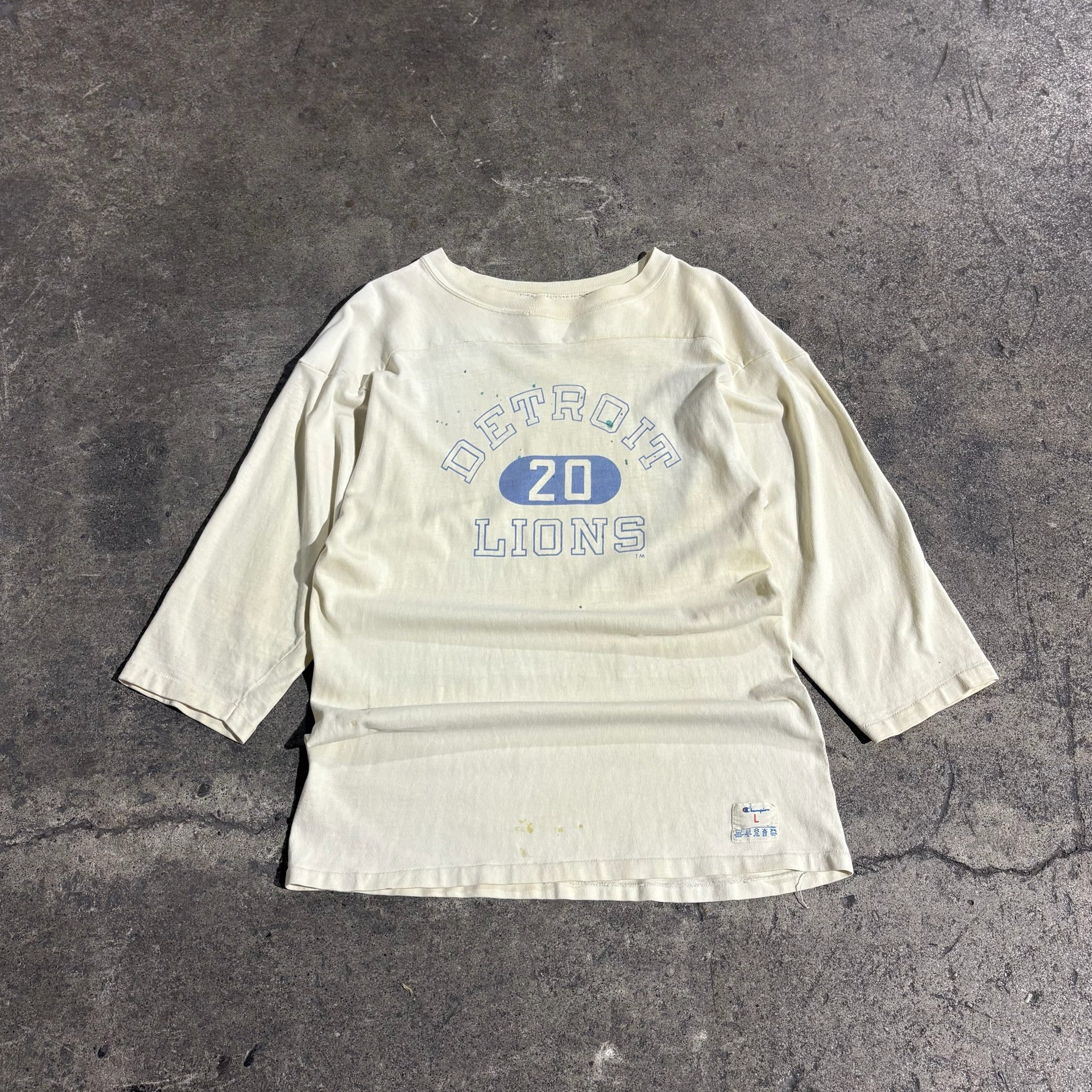 70s Champion Detroit Lions - Football Shirt Size Large – Throwback