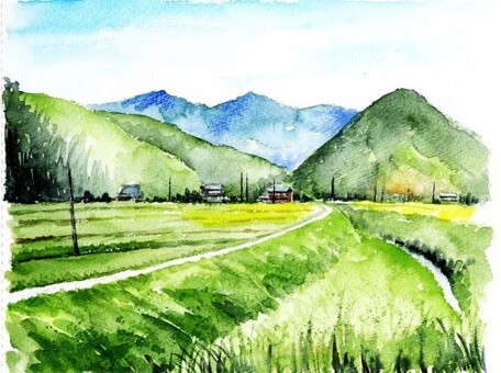 水彩 農村イラスト｜無料イラスト・フリー素材なら「イラストAC」