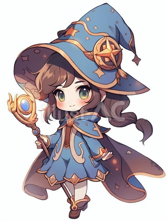 魔法使い5イラスト - No: 24859192｜無料イラスト・フリー素材なら