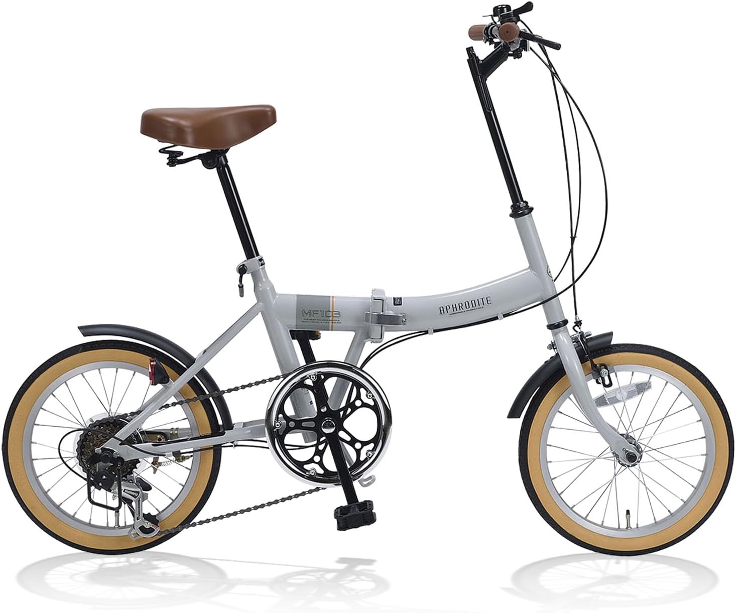 楽天市場】折りたたみ 自転車 16インチ 6段変速ギア（自転車