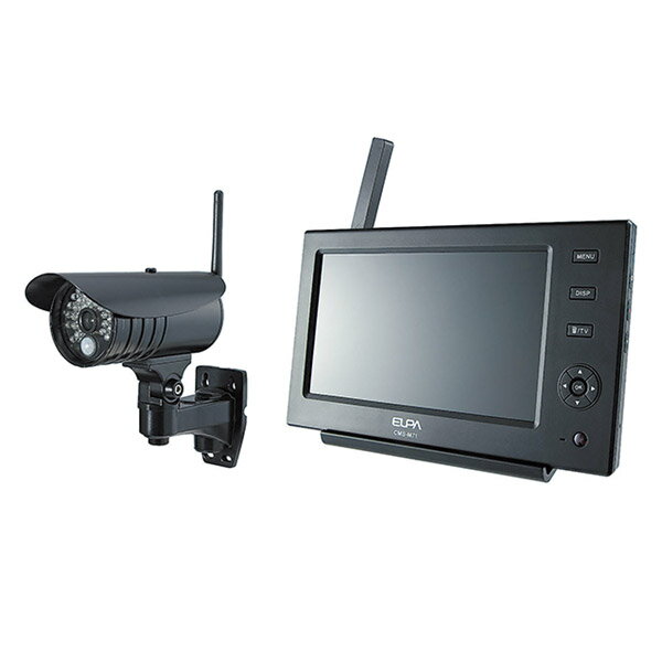 ELPA CMS-M171 7インチモニター付き 防犯カメラセット ELPA CMS-M171 7