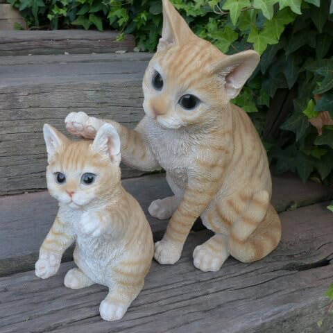 楽天市場】猫の置物 親子二匹セットの通販