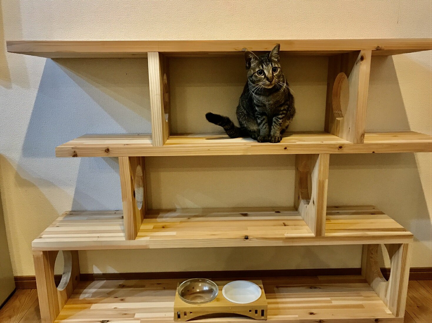 楽天市場】キャットタワー 木材の通販