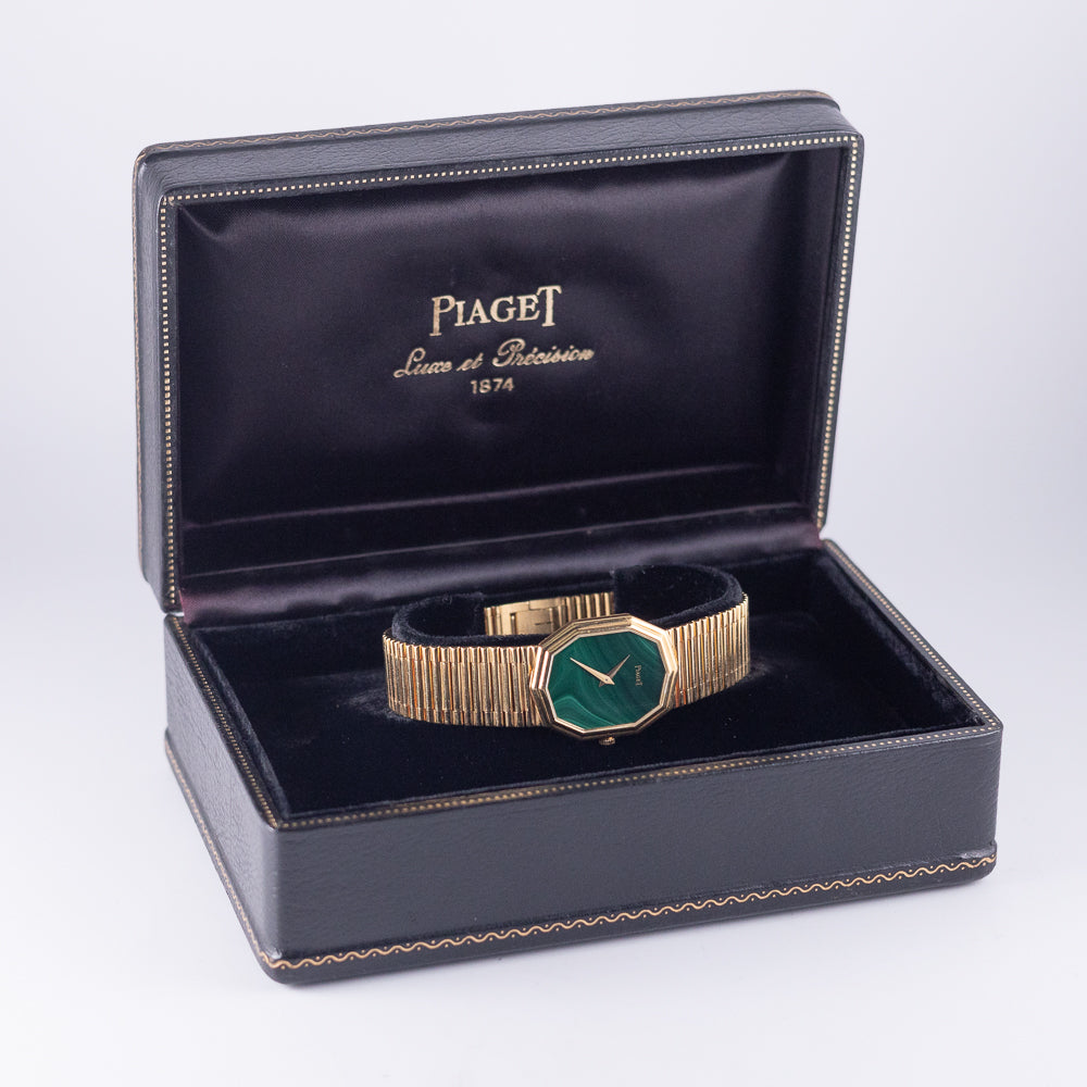 PIAGET Ref.9529 Malachite Dial New Old Stock with BOX – TIMEANAGRAM