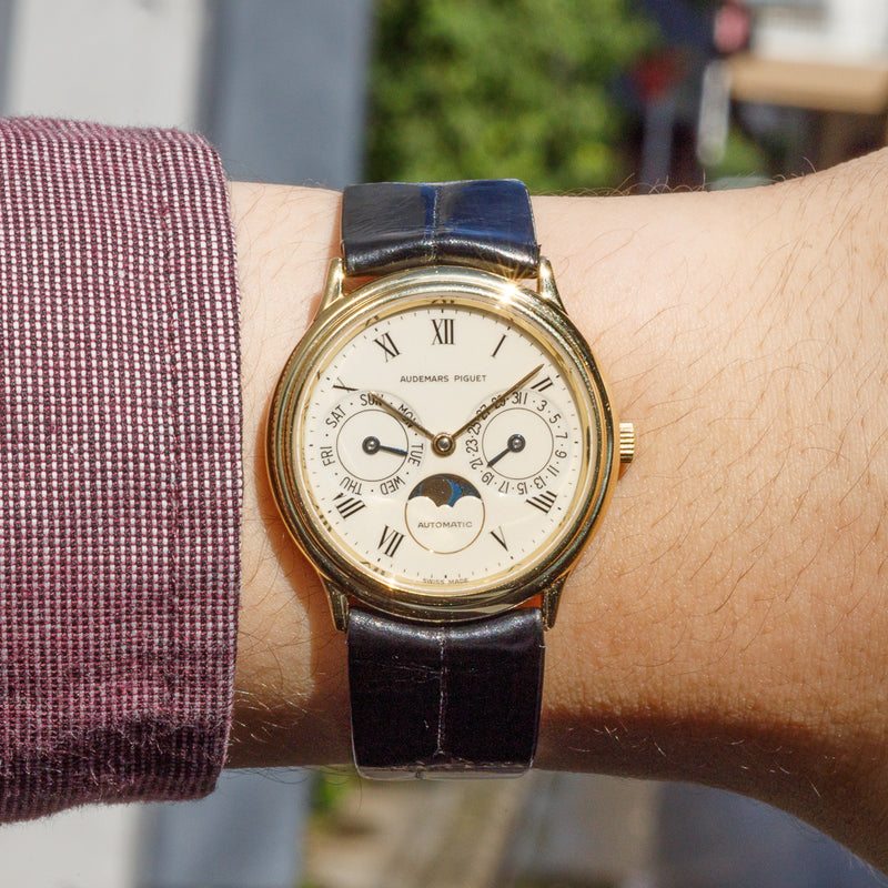 AUDEMARS PIGUET DAY-DATE MOONPHASE Ref.22589 – TIMEANAGRAM