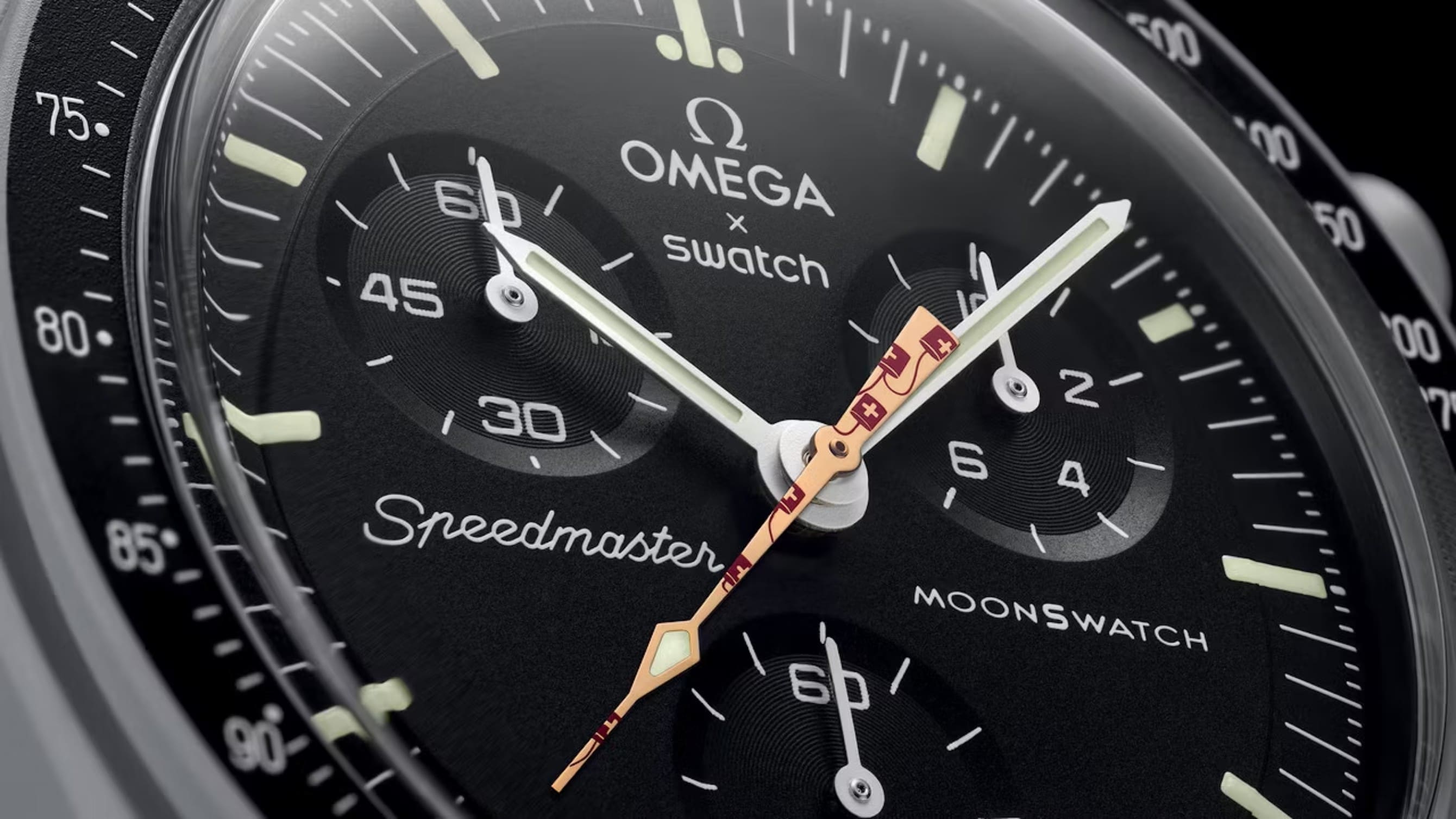 Another month, another MoonSwatch Mission to Moonshine Gold - this