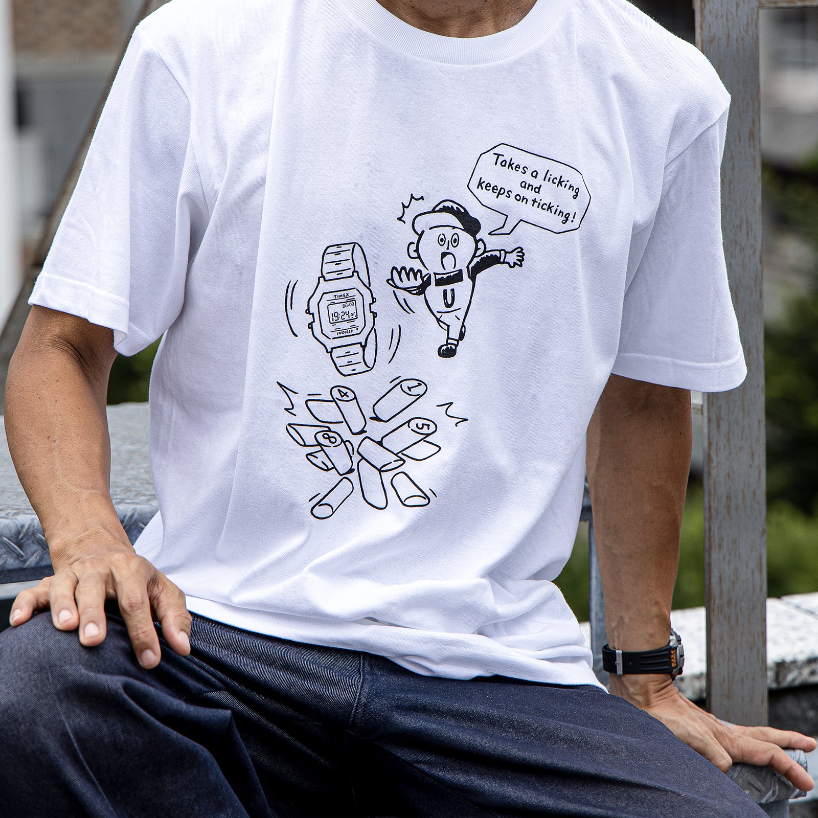 TIMEX x Mölkky x UNIVERSAL OVERALL short sleeve tee – TIMEX JAPAN