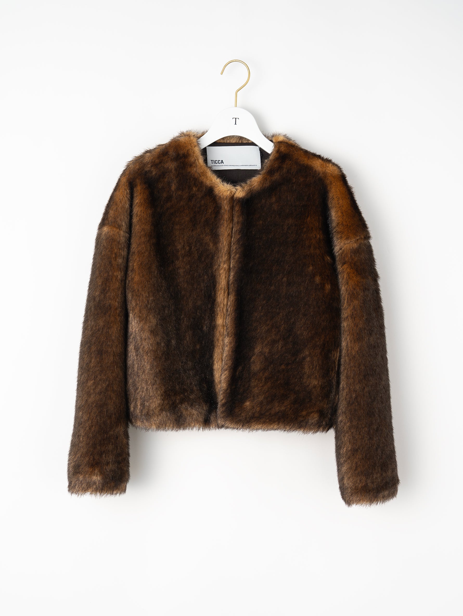 ミンクファーショートコート/TBEA-062