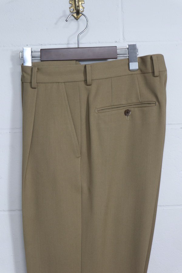 TIGHT / PLEATED TROUSERS (TYPE-2) （BEIGE）