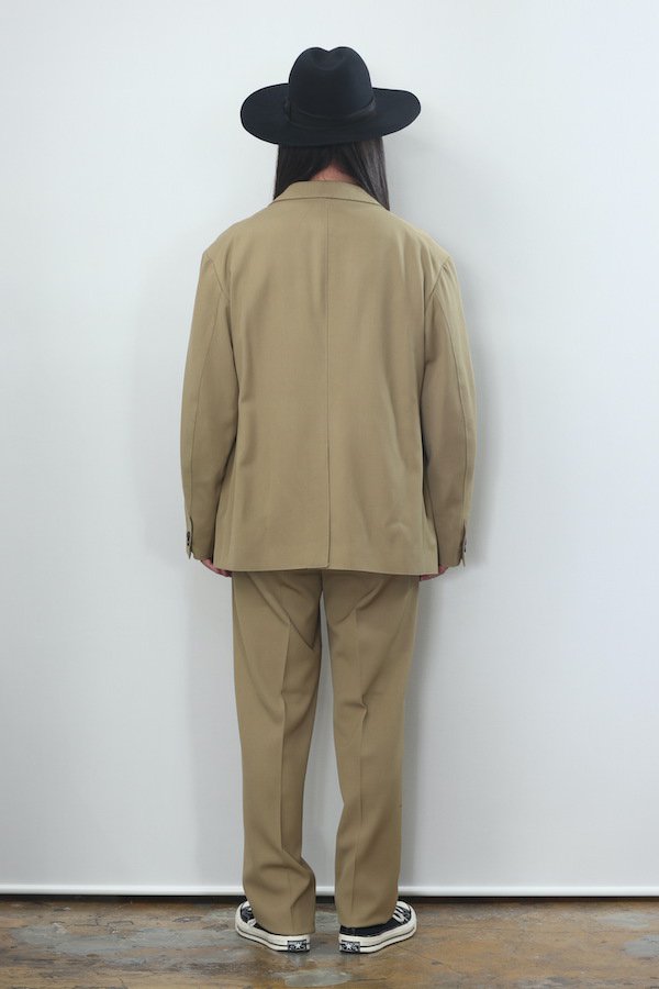 TIGHT / PLEATED TROUSERS (TYPE-2) （BEIGE）