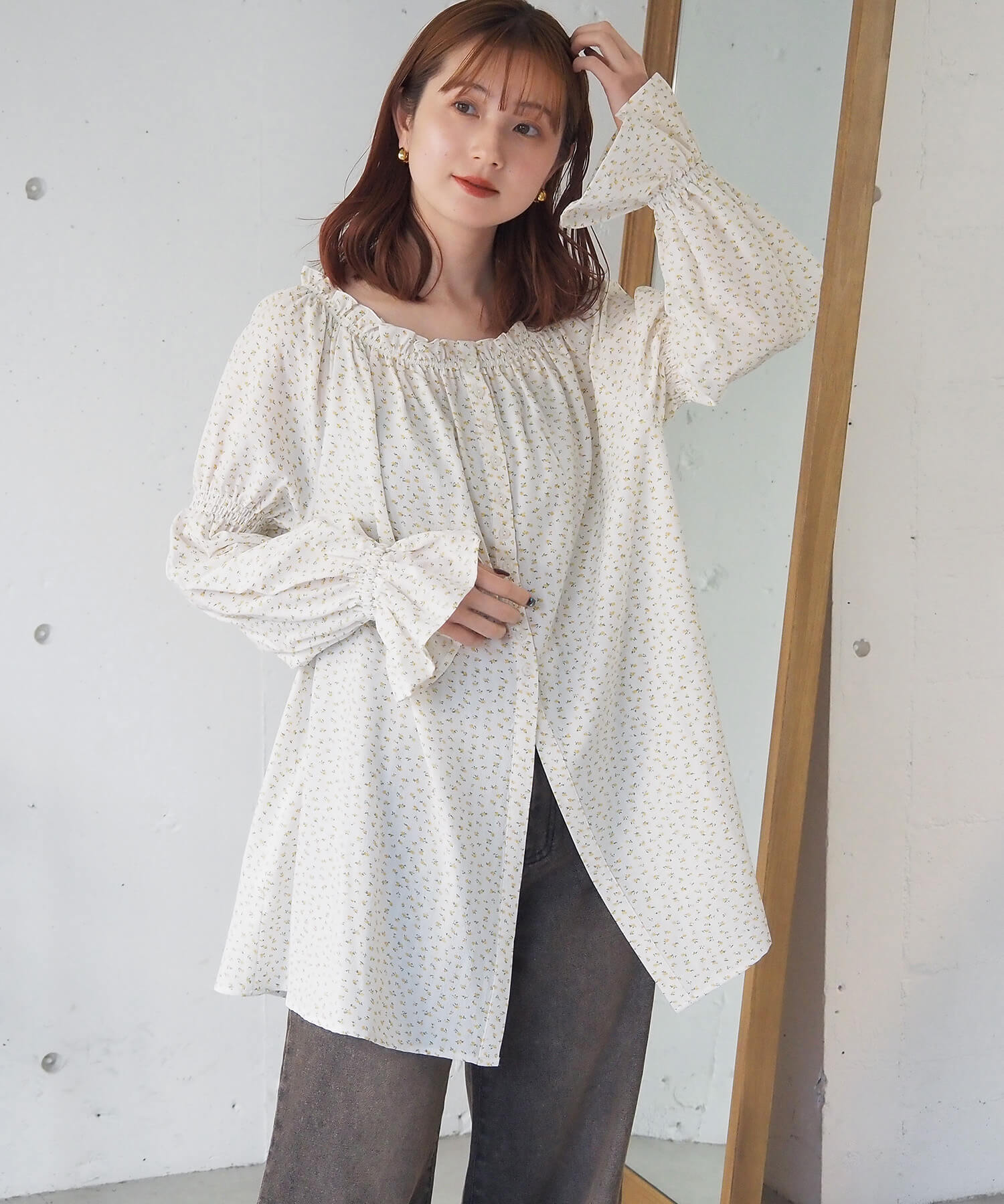 Bonjour diary Bonjour diary チュニックブラウス 4Y チュニック