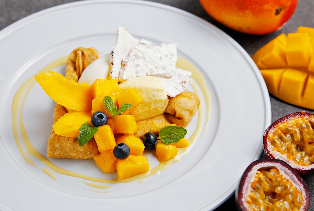 阪急西宮ガーデンズ限定メニュー「マンゴーとパッションムースの