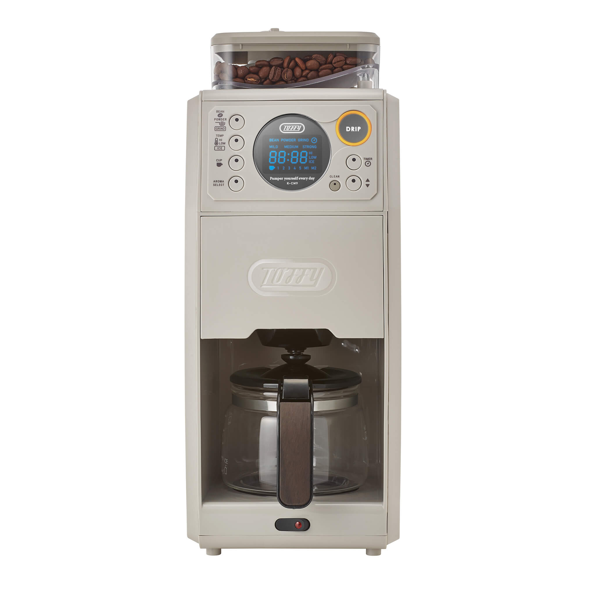Toffy 全自動ミル付カスタムドリップコーヒーメーカー ｜ Toffy公式