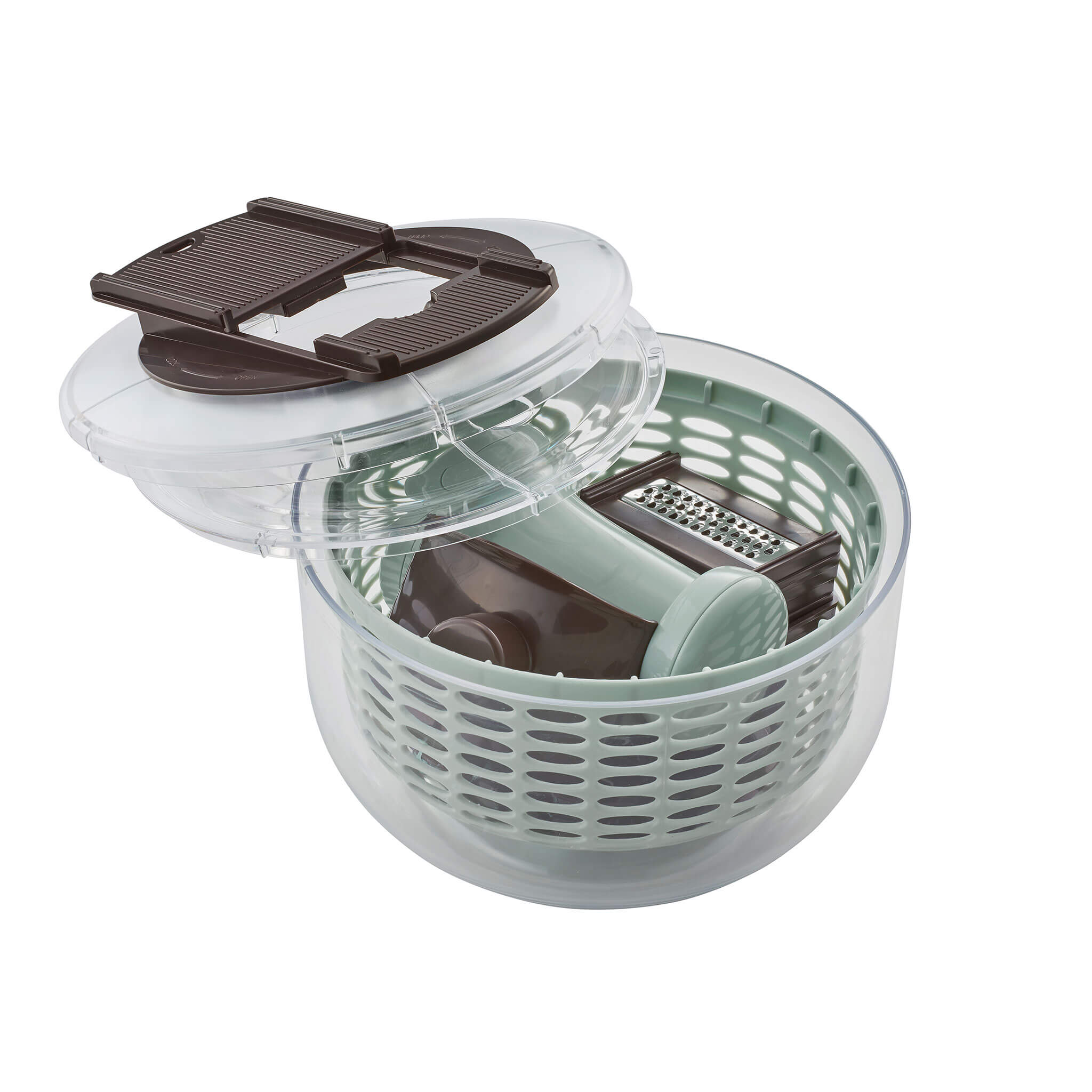 Toffy プッシュサラダスピナー&スライサーセット ｜ Toffy公式