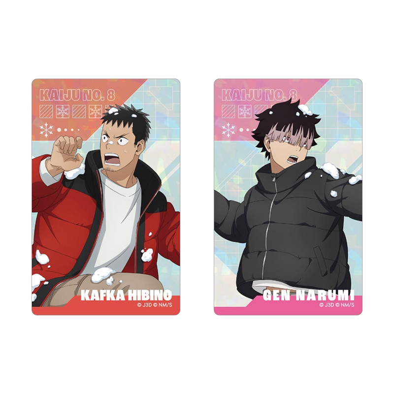 公式オンラインストア怪獣8号 ホログラムクリアカードセット 雪合戦