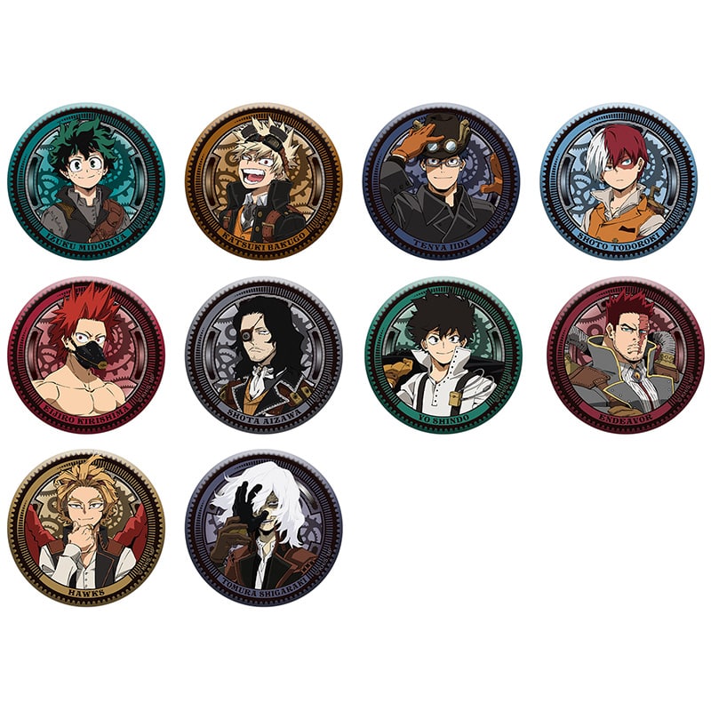 僕のヒーローアカデミア 死柄木弔スチームパンク スチパン 缶バッジ 僕