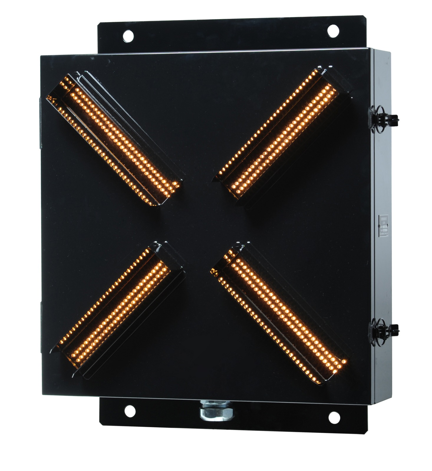 鉄道部品】踏切動作反応灯 X型 製品紹介 踏切表示灯｜東邦電機工業株式