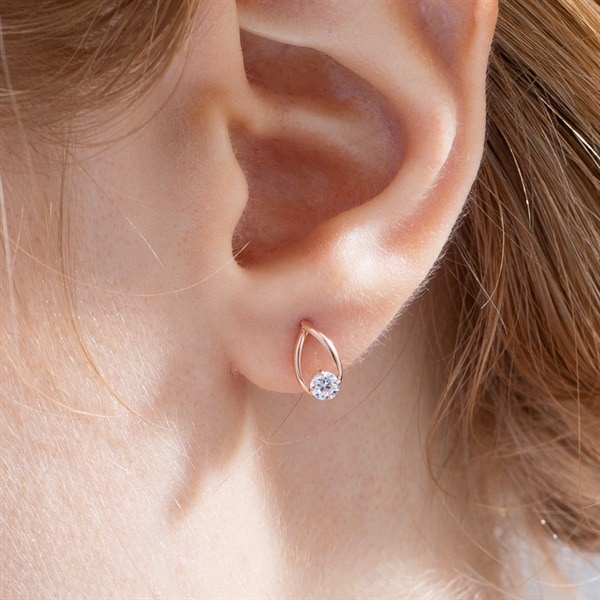 K10ピンクゴールド ピアス | 151136153117 | 【公式】Canal4℃ (カナル