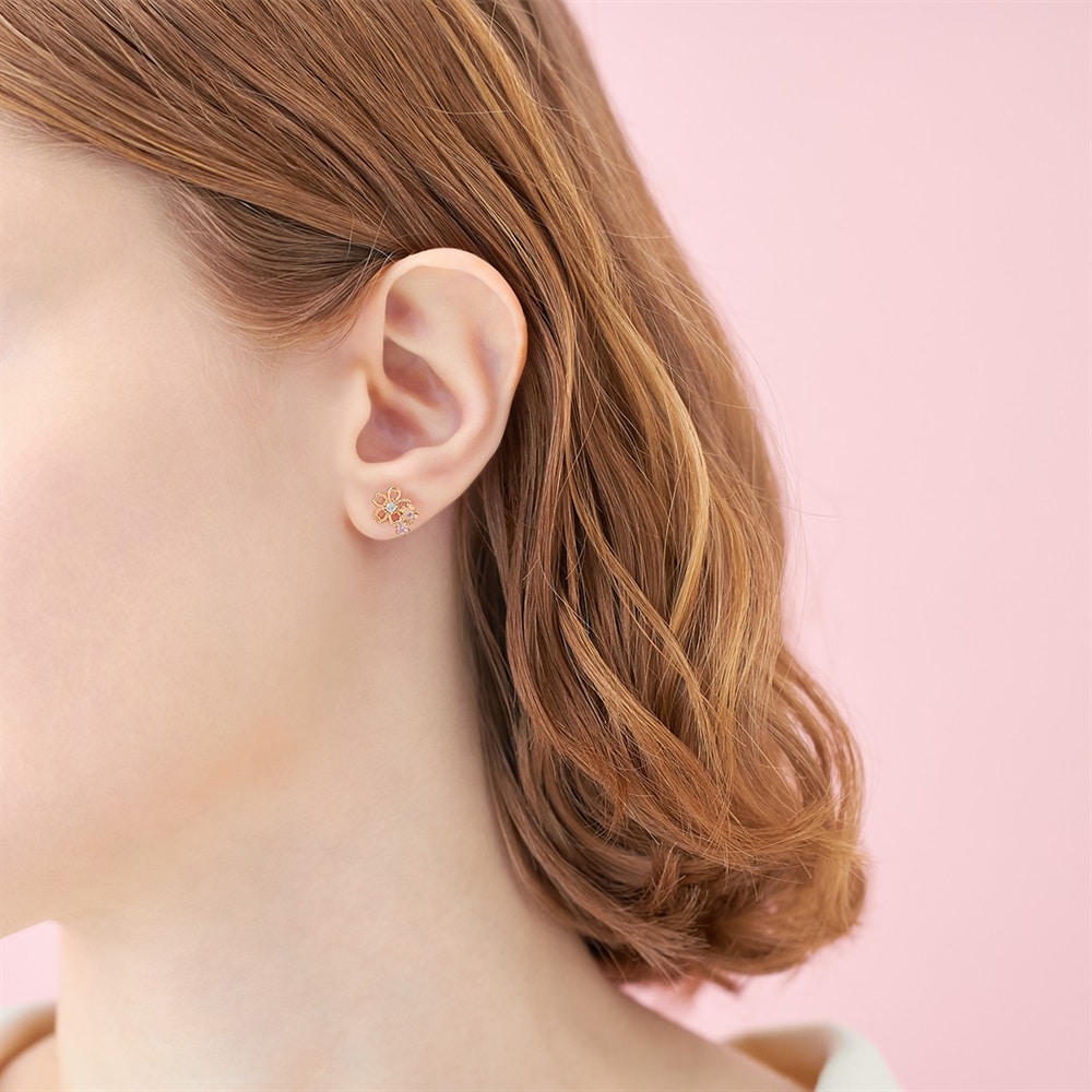 K10ピンクゴールド ピアス | 152616253101 | 【公式】Canal4℃ (カナル