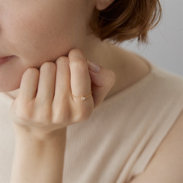 K18イエローゴールド チェーンリング | 152221243006 | 【公式