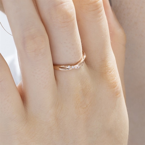 K18ピンクゴールド リング | 111721143108 | 【公式】4℃ジュエリー