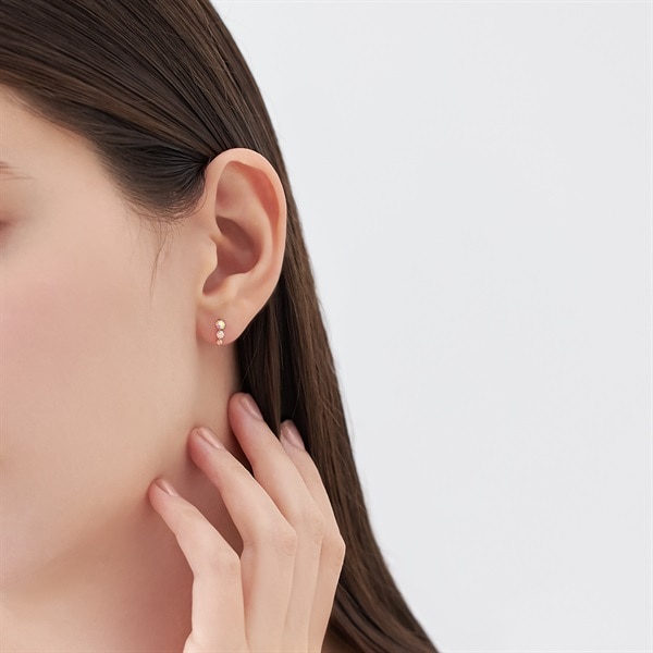 K10ピンクゴールド ピアス | 112446753104 | 【公式】4℃ジュエリー