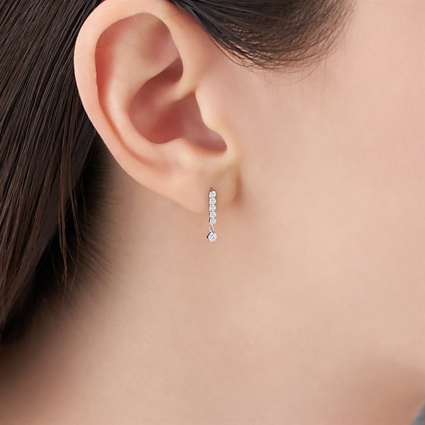 K10ホワイトゴールド ピアス | 112446753204 | 【公式】4℃ジュエリー