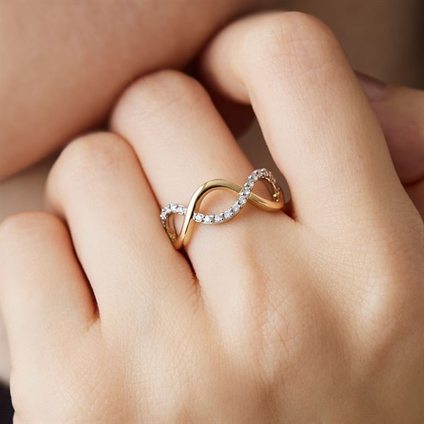 K18イエローゴールド/プラチナ リング | 112231145102 | 【公式】4