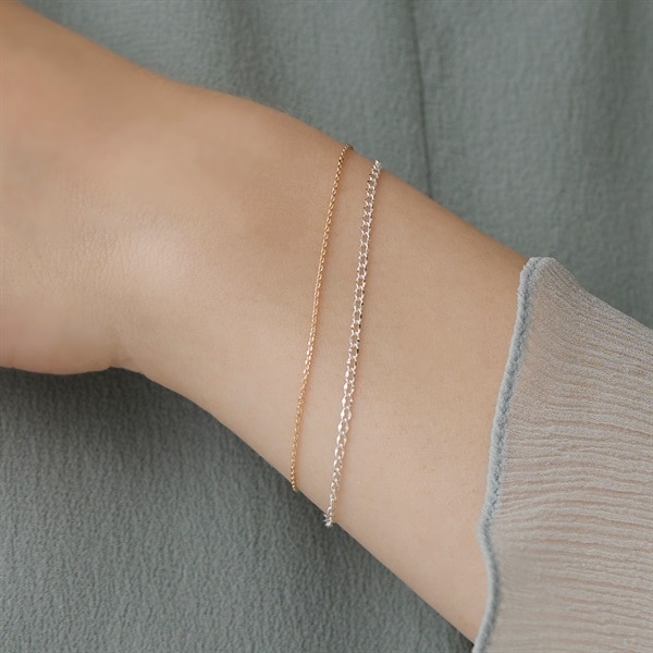 K10 4℃アクアゴールド/シルバー ブレスレット | 112346132801