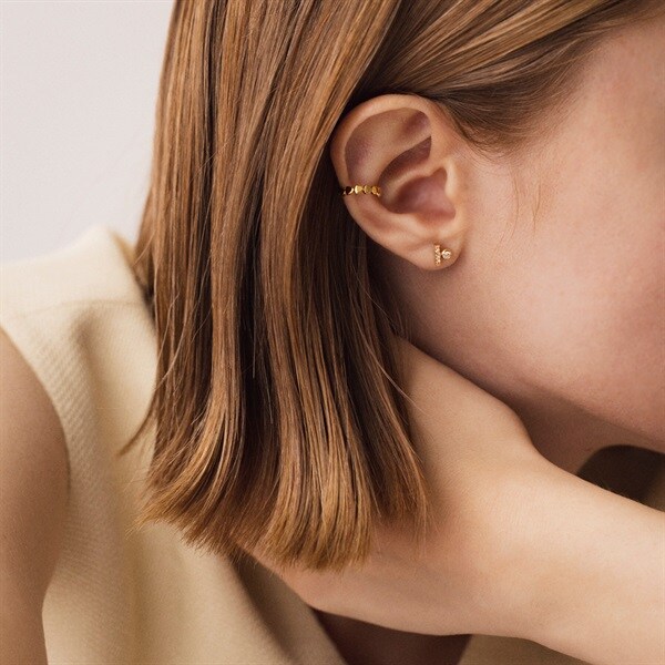 K18イエローゴールドピアス/片耳用 | 312221153307 | サステナブル